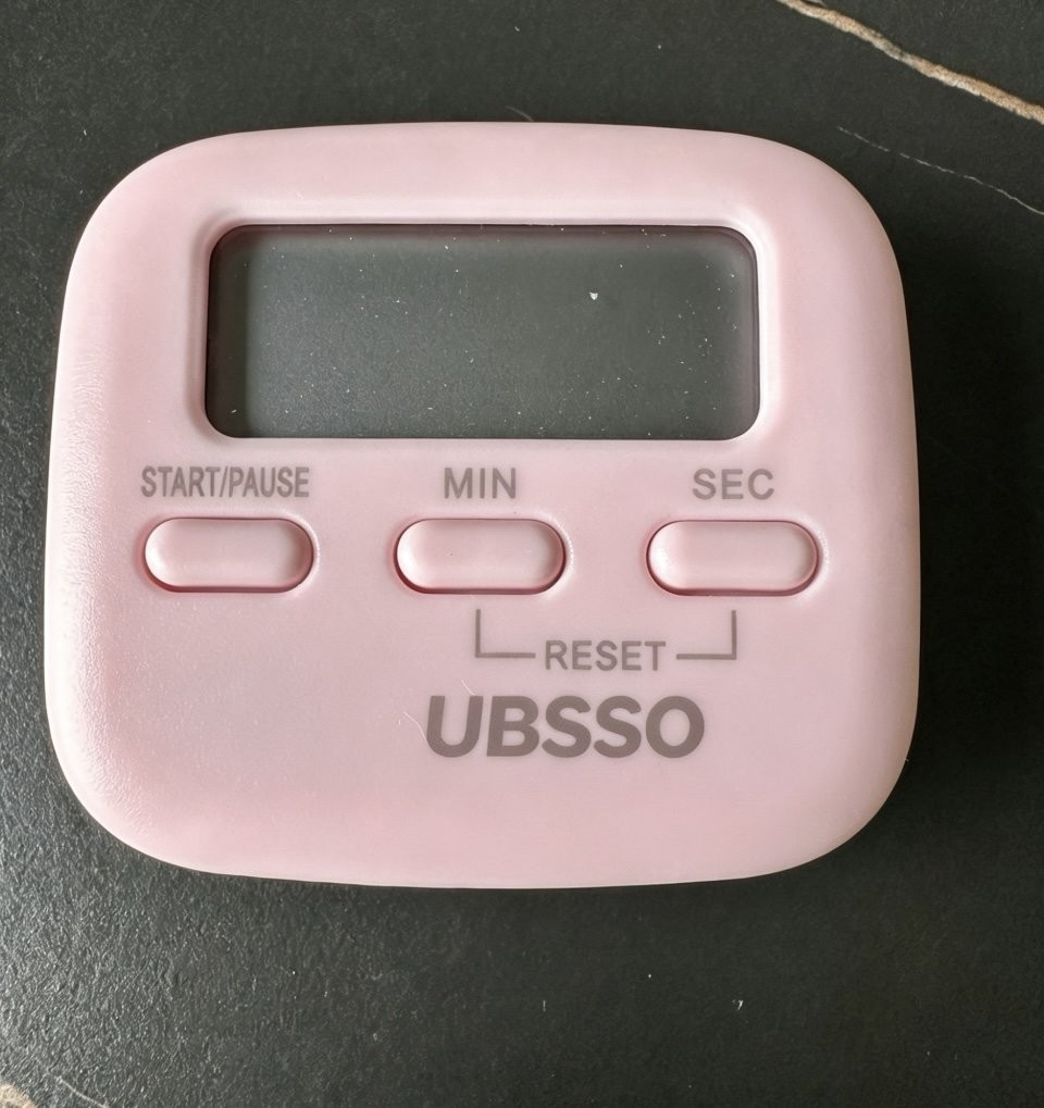 Digital Kitchen Timer — Compact LCD Countdown Timer with Start/Pause, Minutes & Seconds Buttons, Magnetic Back