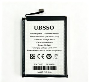 High-Capacity Replacement Lithium-Polymer Battery S85/WP10 — 8000mAh, 3.85V