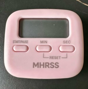 Digital Kitchen Timer Compact Magnetic Back LCD Timer -Timer with Start/Pause,Minutes/ Seconds Buttons