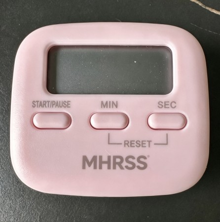 Digital Kitchen Timer Compact Magnetic Back LCD Timer -Timer with Start/Pause,Minutes/ Seconds Buttons